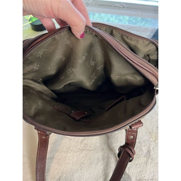 b.o.c. Marsdon Women's Green & Brown Shoulder Bag with Tassel Detail - Picture 12 of 16